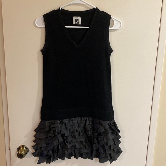 MISSONI Made in Italy Black Ruffle Top - Picture 2 of 6